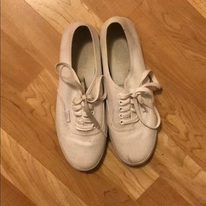White vans size 7.5